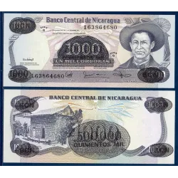 Nicaragua Pick N°150, Billet de Banque de 500000 Cordobas 1987