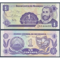 Nicaragua Pick N°167, Billet de Banque de 1 Centavo 1991