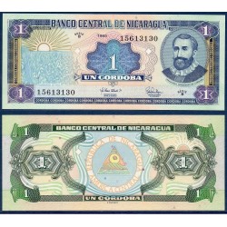 Nicaragua Pick N°179, Billet de Banque de 1 cordoba 1990