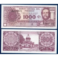 Paraguay Pick N°221, Billet de banque de 1000 Guaranies 2002