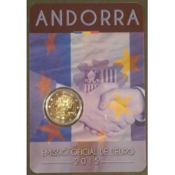 2 euros commémorative Andorre 2015 accord douanier