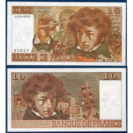 10 Francs Berlioz SUP  15.5.1975 Billet de la banque de France