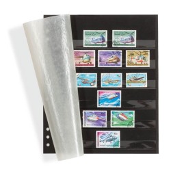 Feuilles OMEGA cartonées 6 bandes SP  pour timbres