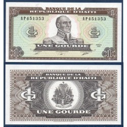 Haïti Pick N°253, Billet de banque de 1 Gourde 1989