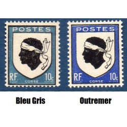 Timbre Yvert No 755a variété bleu gris au lieu d'outremer neuf luxe**