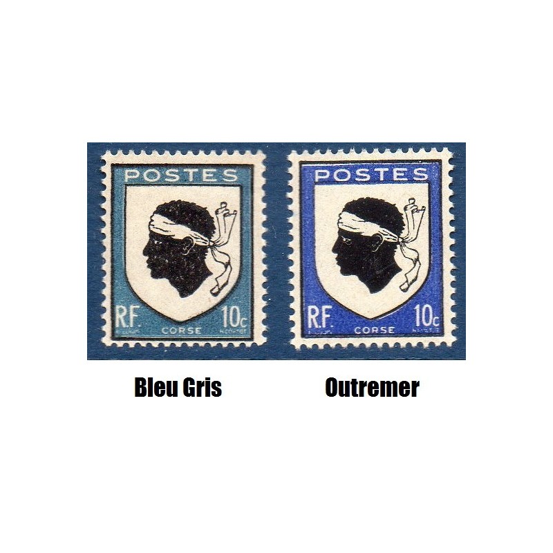 Timbre Yvert No 755a variété bleu gris au lieu d'outremer neuf luxe**