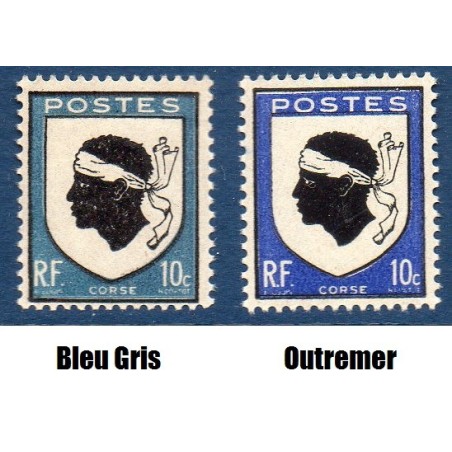 Timbre Yvert No 755a variété bleu gris au lieu d'outremer neuf luxe**