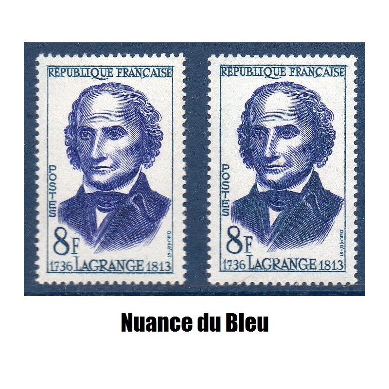 Timbre Yvert No 1146a  sans le bleu neuf luxe** Lagrange