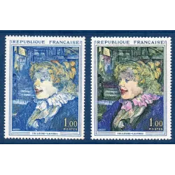 Timbre Yvert No 1426 sans vert ni rose  neuf luxe** Toulouse Lautrec la serveuse anglaise