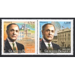 Timbre France Yvert No 4970-4971 Paire Giberto Bosques