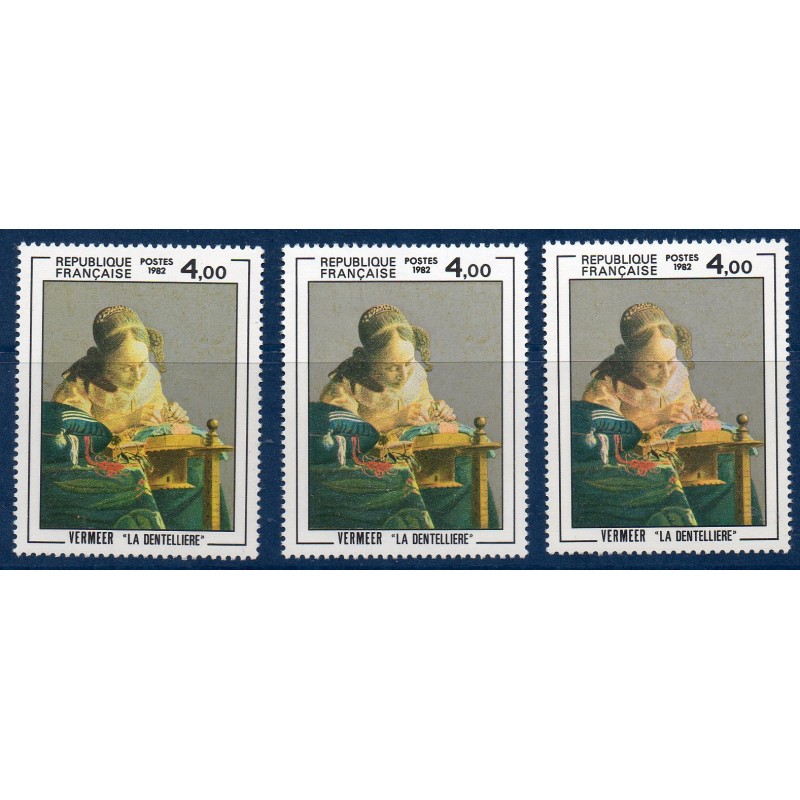 Timbre Yvert No 2231 avec  3 nuances neuf luxe** Vermeer de Delft