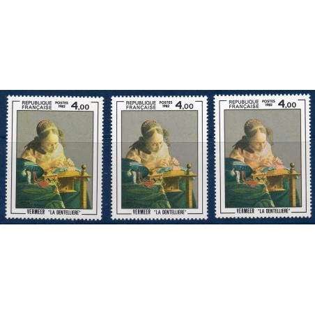 Timbre Yvert No 2231 avec  3 nuances neuf luxe** Vermeer de Delft