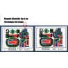 Timbre Yvert No 2263a rayures blanches au lieu de rouges neuf luxe** Dewasne