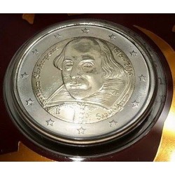 2 euros commémorative Saint Marin 2016 William Shakespeare piece de monnaie €
