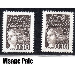 Timbre Yvert No 3086 visage clair luxe** Type marianne de Luquet