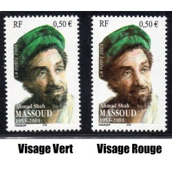 Timbre Yvert No 3594b visage vert au lieu de rouge  neuf luxe** Massoud