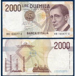 Italie Pick N°115, TTB Billet de banque de 2000 Lire 1990-1992
