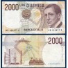 Italie Pick N°115, TTB Billet de banque de 2000 Lire 1990-1992