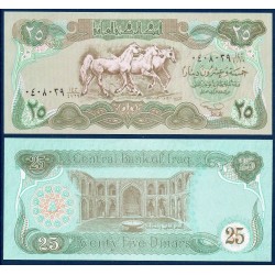 Irak Pick N°74c, Billet de banque de 25 Dinars 1990