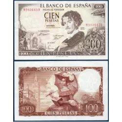 Espagne Pick N°150, Billet de banque de 100 pesetas 1965