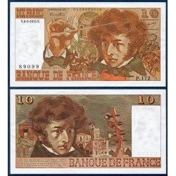 10 Francs Berlioz Sup 6.3.1975 Billet de la banque de France