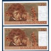 paire 10 Francs Berlioz Sup+ 1.7.1976 Billet de la banque de France