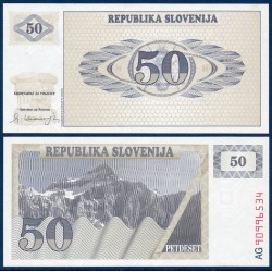 Slovénie Pick N°5, Billet de banque de 50 Tollarjev 1992