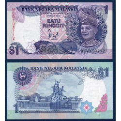 Malaisie Pick N°27, Billet de banque de 1 ringgit 1986-1989
