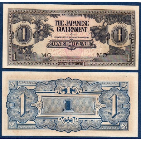 Malaisie Malaya Pick N°M5c, Billet de banque de 1 Dollar 1942