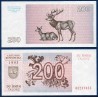 Lituanie Pick N°45, Billet de banque de 200 Talonas 1992