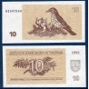 Lituanie P.40, neuf Billet de 10 Talonas 1992 grives