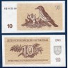 Lituanie Pick N°40, Billet de banque de 10 Talonas 1992