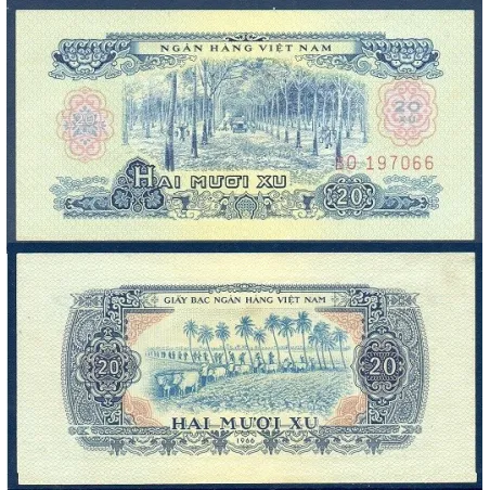Viet-Nam Sud Pick N°38, Billet de banque de 20 Xu 1966