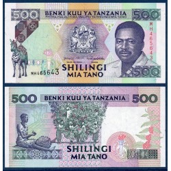Tanzanie Pick N°26c, Billet de banque de 500 shillings 1993