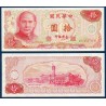 Taïwan Pick N°1984, Billet de banque de banque de 10 Yuan 1976