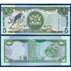 Trinité et Tobago Pick N°47b, Billet de banque de 5 Dollars 2006