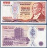 Turquie Pick N°202, Billet de banque de 20000 Lira 1995-1997