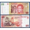Argentine Pick N°355a, Billet de banque de 20 Pesos 2002-2014