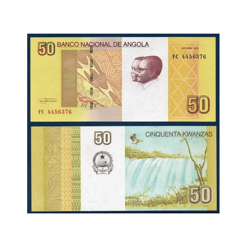 Angola Pick N°152, Billet de banque de 50 Kwanzas 2012