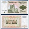 Azerbaïdjan Pick N°11, Billet de banque de 1 Manat 1992