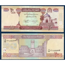 Afghanistan Pick N°68e, Billet de banque de 20 afghanis 2012