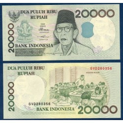 Indonésie Pick N°138f, Billet de banque de 20000 Rupiah 2003