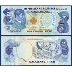 Philippines Pick N°152a, Billet de banque de 2 Piso 1970