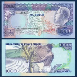 Sao Tomé et Principe Pick N°64, Billet de banque de 1000 Dobras 1993
