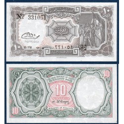 Egypte Pick N°184b, Billet de banque de 10 piastres 1946-1975