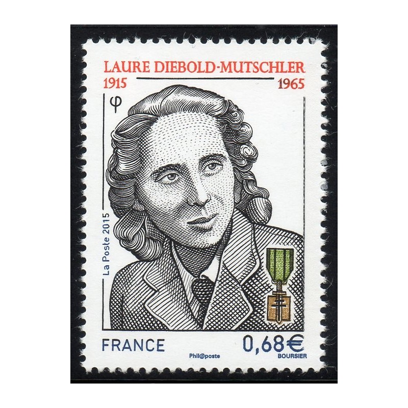 Timbre France Yvert No 4985 Laure Diebold-Mutschler