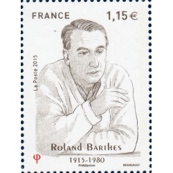 Timbre France Yvert No 5006 Roland Barthes