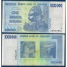 Zimbabwe Pick N°77, Billet de banque de 1 million de Dollars 2008