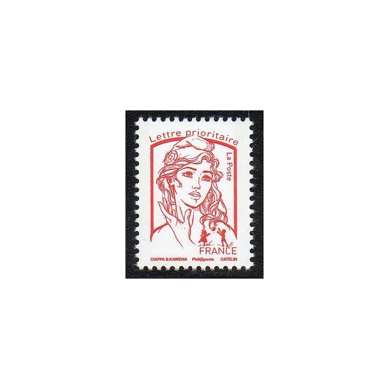 Timbre France Yvert No 5016 type Marianne est la jeunesse lettre prioritaire sans poids