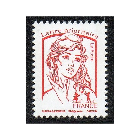 Timbre France Yvert No 5016 type Marianne est la jeunesse lettre prioritaire sans poids